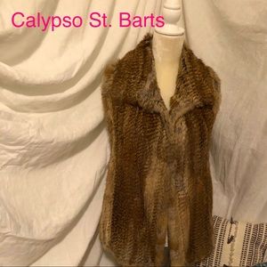 *BRAND NEW*!!!CALPYSO St.BARTS ~ GENUINE FUR